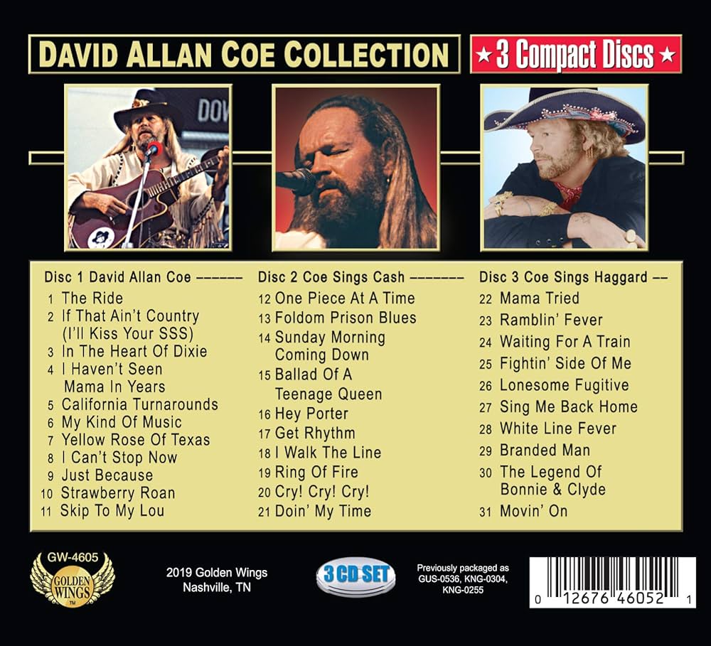 David Allan Coe - David Allan Coe Collection: 3 CD Set - Amazon